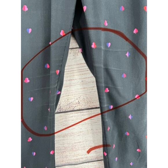 Marine Layer Deck Of Cards Print Casual Pull On Pants Womens Medium Navy Blue - Picture 9 of 11